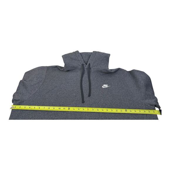 Nike Sportwear Club Fleece Pullover Grey Hoodie Sweatshirt Mens XXL - BV2654-071 - Picture 9 of 13